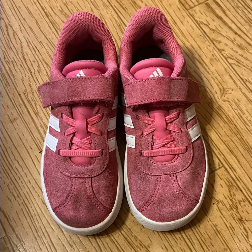Adidas Kids Sneakers in Pink w/ White Stripes